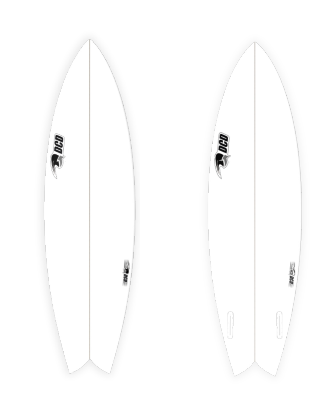 Catfish es una tabla Twin-Fin Moderna, tabla shortboard. Surf, DCD