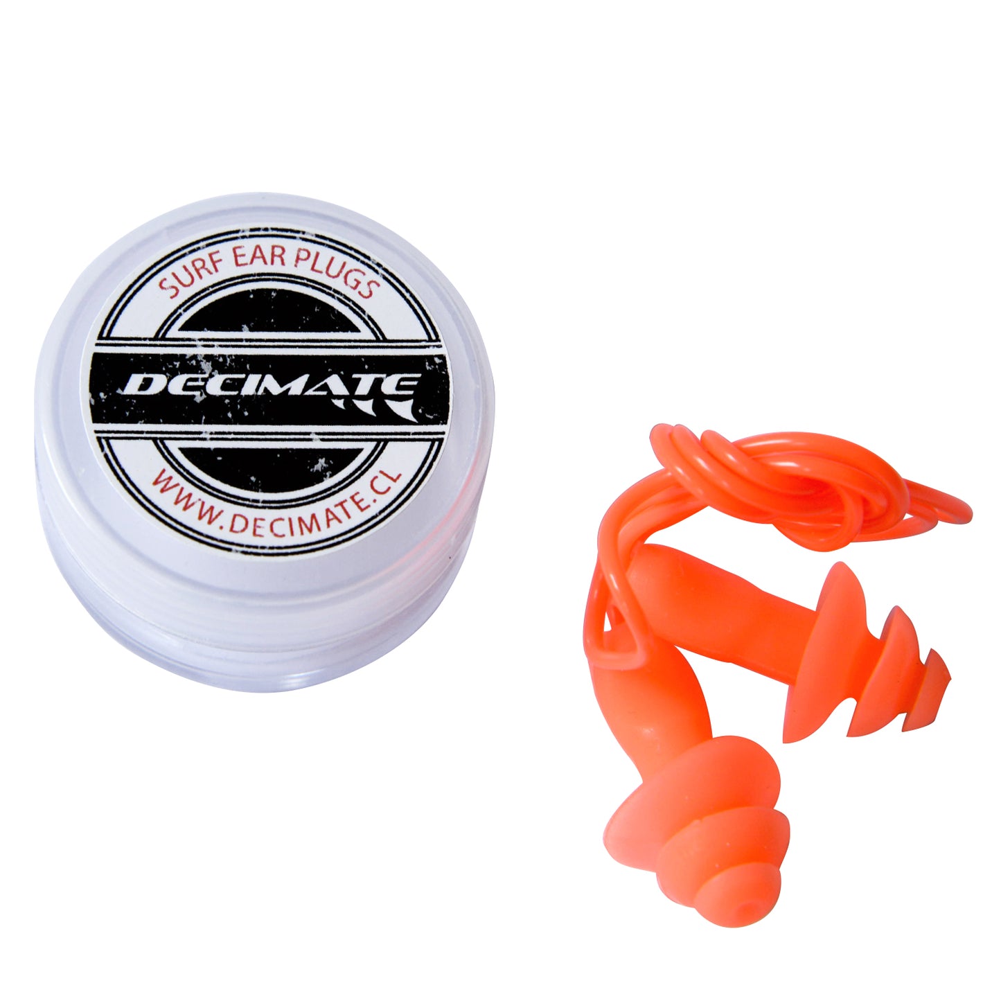 Tapones Oidos Naranja , Surf ,Decimate